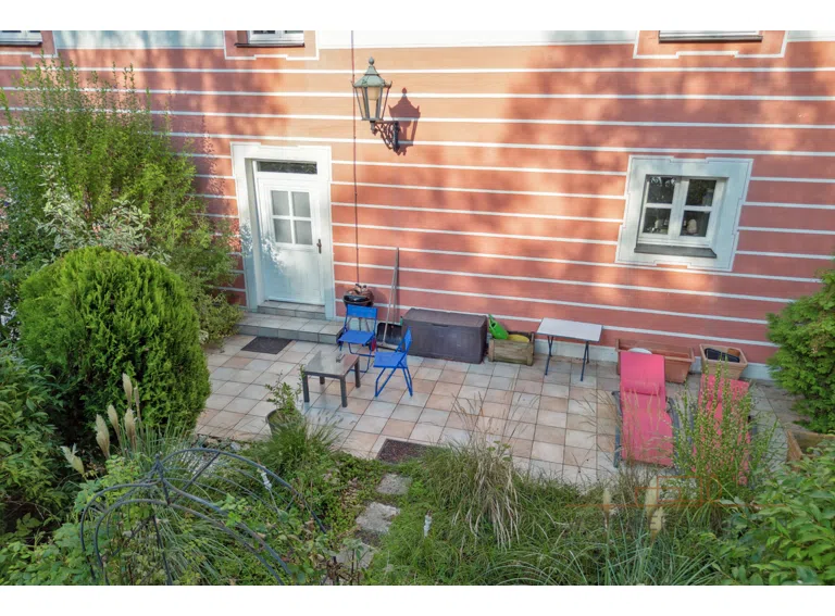 Terrasse aus der Luft
