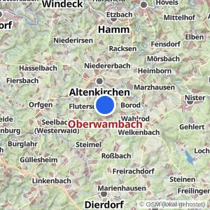 Kartenvorschau Oberwambach