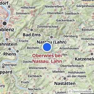 Kartenvorschau Oberwies bei Nassau, Lahn