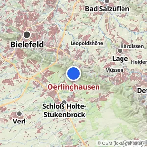 Kartenvorschau Oerlinghausen
