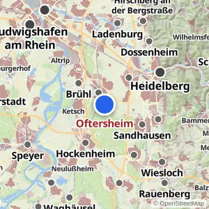 Kartenvorschau Oftersheim