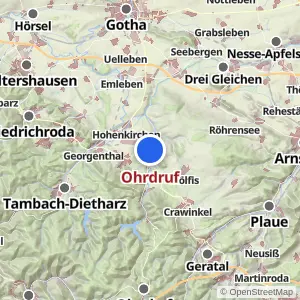 Kartenvorschau Ohrdruf
