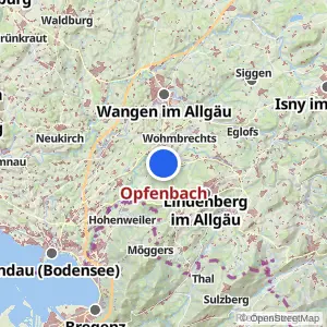 Kartenvorschau Opfenbach