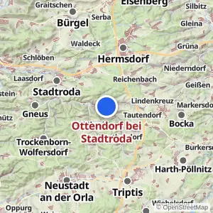 Kartenvorschau Ottendorf bei Stadtroda