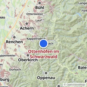 Kartenvorschau Ottenhöfen im Schwarzwald