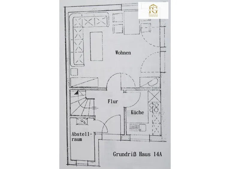 Grundriss hier von Haus A derzeit in der Vermietung