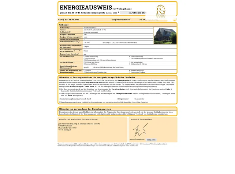 Energieausweis