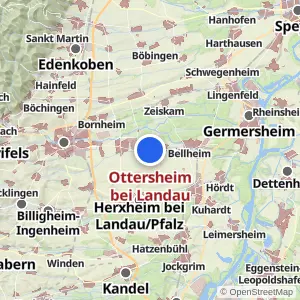 Kartenvorschau Ottersheim bei Landau