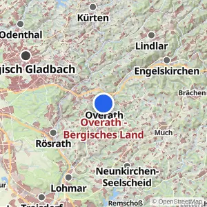 Kartenvorschau Overath - Bergisches Land