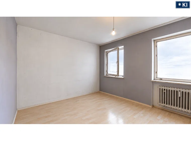 Schlafzimmer - mit KI entmöbliert