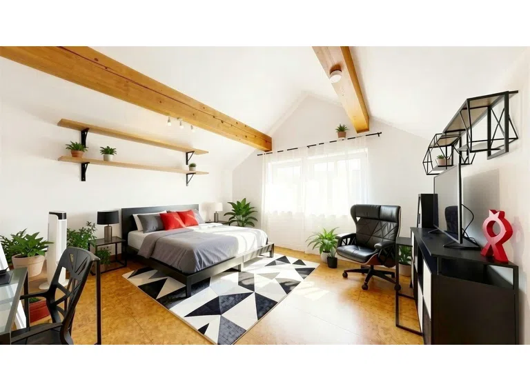 Schlafzimmer Studio - (KI generiert)