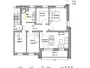 Grundriss WHG 6, Haus 1