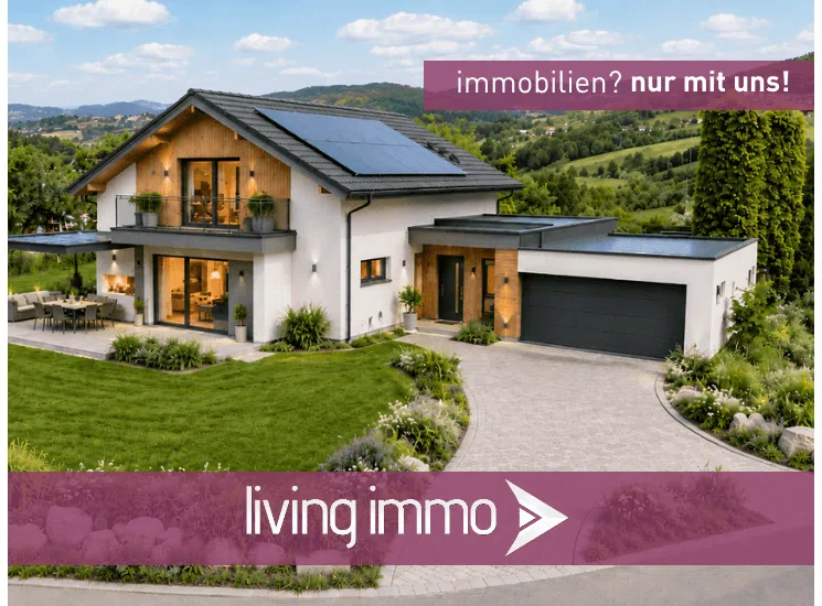 Visualisierung EFH mit Garage
