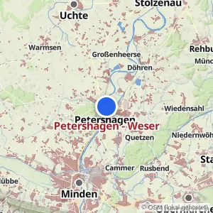 Kartenvorschau Petershagen - Weser
