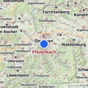 Kartenvorschau Pfedelbach