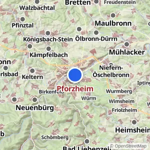 Kartenvorschau Pforzheim