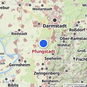 Kartenvorschau Pfungstadt