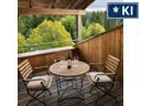 Terrasse mit Waldblick