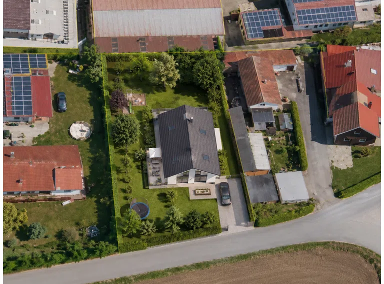 Vogelperspektive EFH - KI-Visualisierung