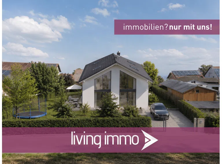 Straßenperspektive EFH - KI-Visualisierung