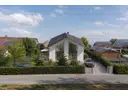 Straßenperspektive EFH - KI-Visualisierung