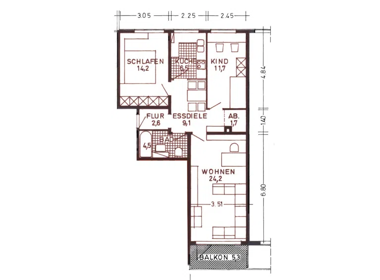 2D-Grundriss