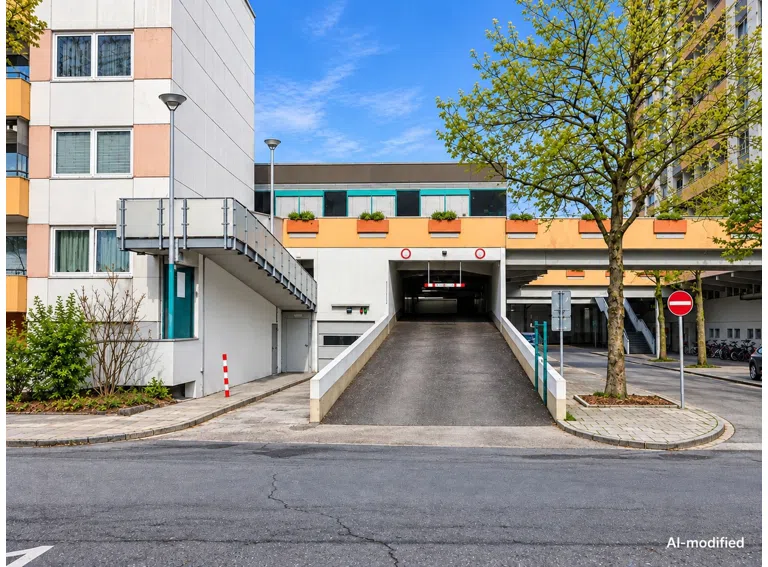 Tiefgaragenzufahrt