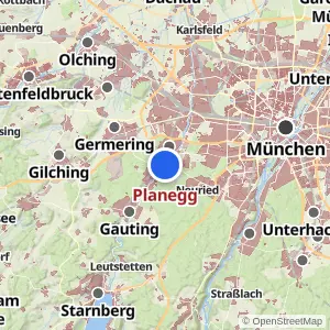 Kartenvorschau Planegg