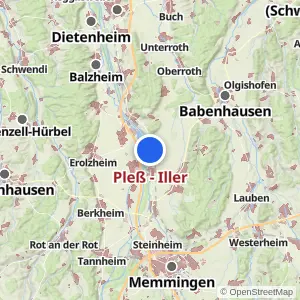 Kartenvorschau Pleß - Iller