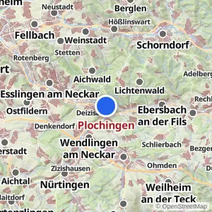 Kartenvorschau Plochingen
