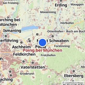 Kartenvorschau Poing bei München