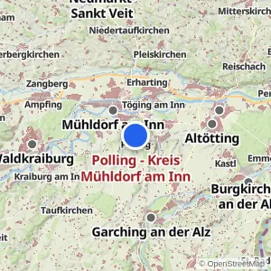 Kartenvorschau Polling - Kreis Mühldorf am Inn