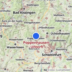 Kartenvorschau Poppenhausen - Unterfr
