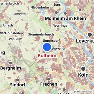 Kartenvorschau Pulheim