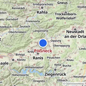 Kartenvorschau Pößneck