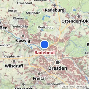 Kartenvorschau Radebeul