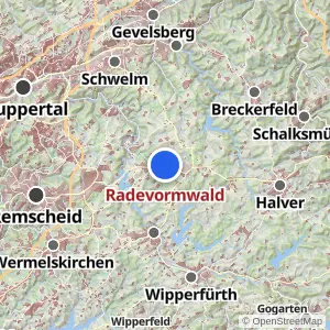 Kartenvorschau Radevormwald