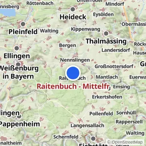 Kartenvorschau Raitenbuch - Mittelfr