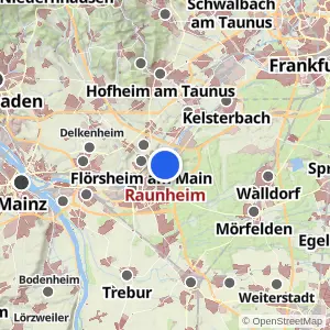 Kartenvorschau Raunheim