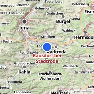Kartenvorschau Rausdorf bei Stadtroda
