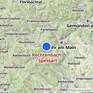 Kartenvorschau Rechtenbach - Spessart