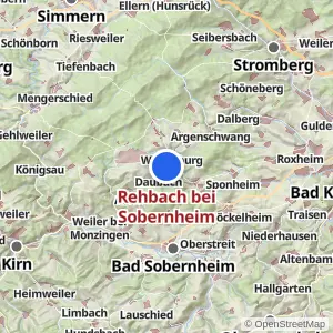 Kartenvorschau Rehbach bei Sobernheim