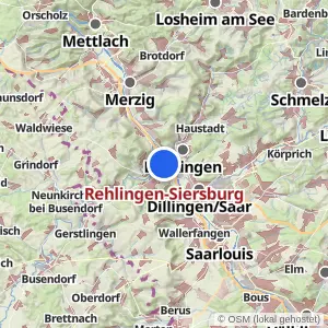 Kartenvorschau Rehlingen-Siersburg