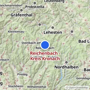 Kartenvorschau Reichenbach - Kreis Kronach