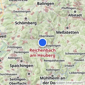 Kartenvorschau Reichenbach am Heuberg