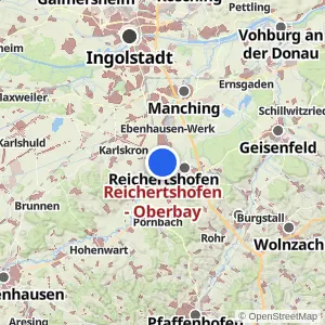 Kartenvorschau Reichertshofen - Oberbay