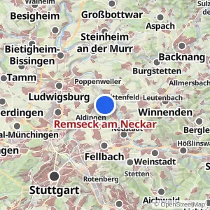 Kartenvorschau Remseck am Neckar
