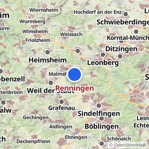 Kartenvorschau Renningen