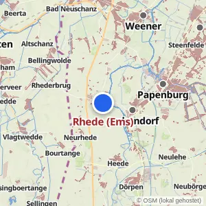 Kartenvorschau Rhede (Ems)