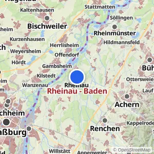 Kartenvorschau Rheinau - Baden